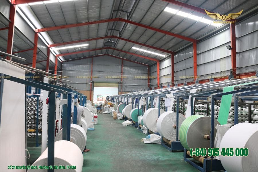 Cơ sở sản xuất bao bì đựng gạo